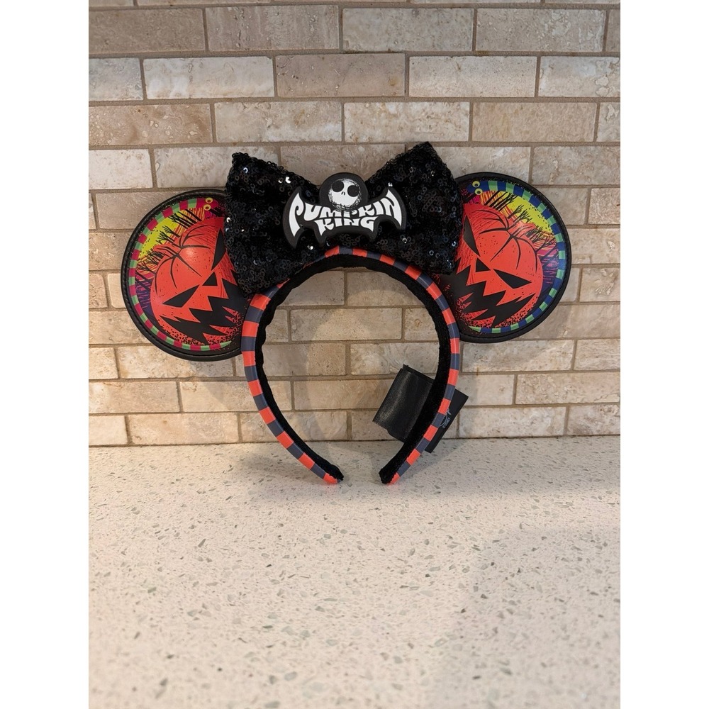 Disney Pumpkin King Minnie‎ Ears Headband